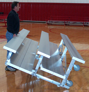 TIP AND ROLL BLEACHER