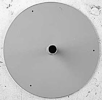 78-090 - Steel umbrella base, 20" round, 9" sleeve