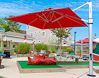 78-890 - Pinnacle Cantilever Umbrella, 10' square