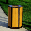 79-110 - Hexagonal Waste Receptacle