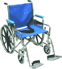 82-032 - Stainless steel wheelchair, 18"