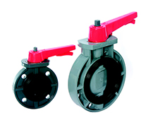 92-245 - PVC Butterfly Valve, 711N, 3"