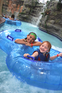 Water Park Tubing Girl Style